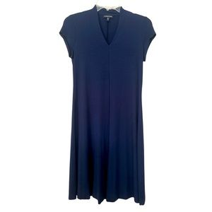 Eileen Fischer midi jersey dress short sleeves Size PP (2P-4P)
